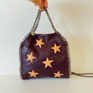 STELLA MCCARTNEY 
Alter Nappa Embossed Mini Star Falabella Tote